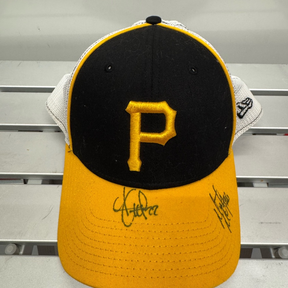Pittsburgh Pirates New Era 39Thirty Flex Hat Signed Autograph MLB Baseball Cap